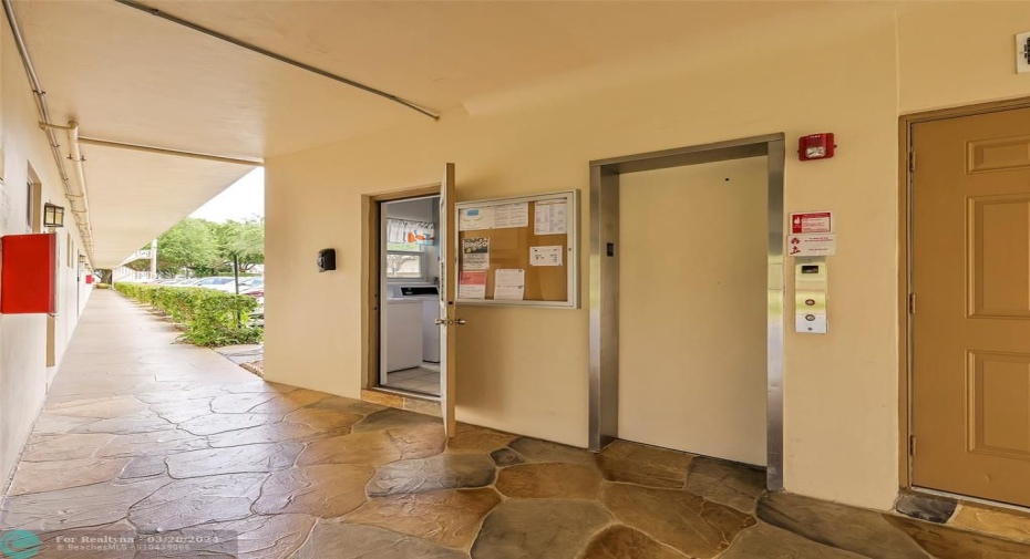 and elevator