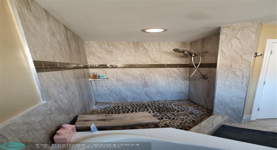 Master shower