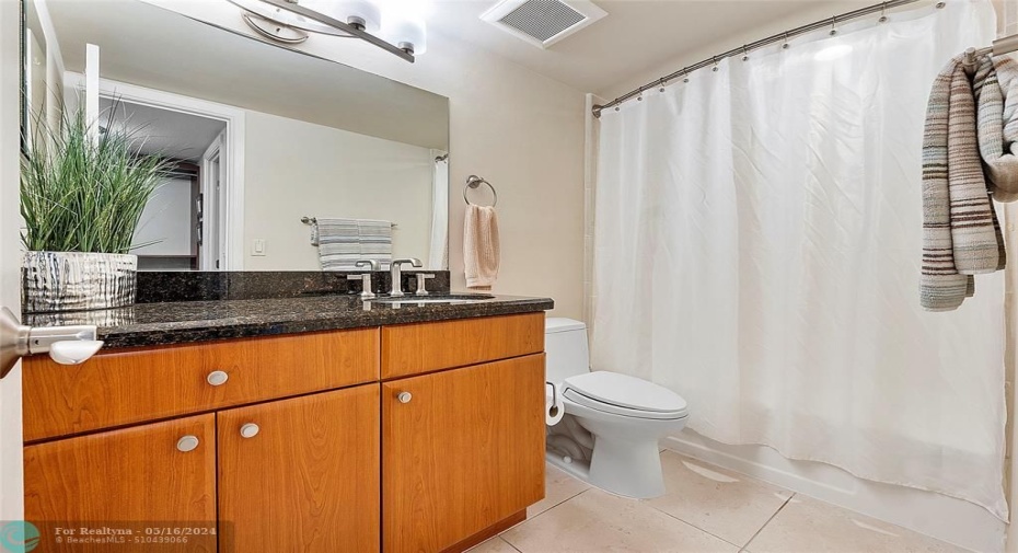 Primary bath with tub