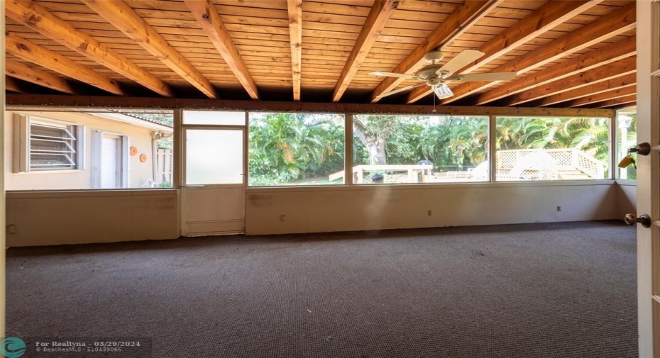 outside dining room