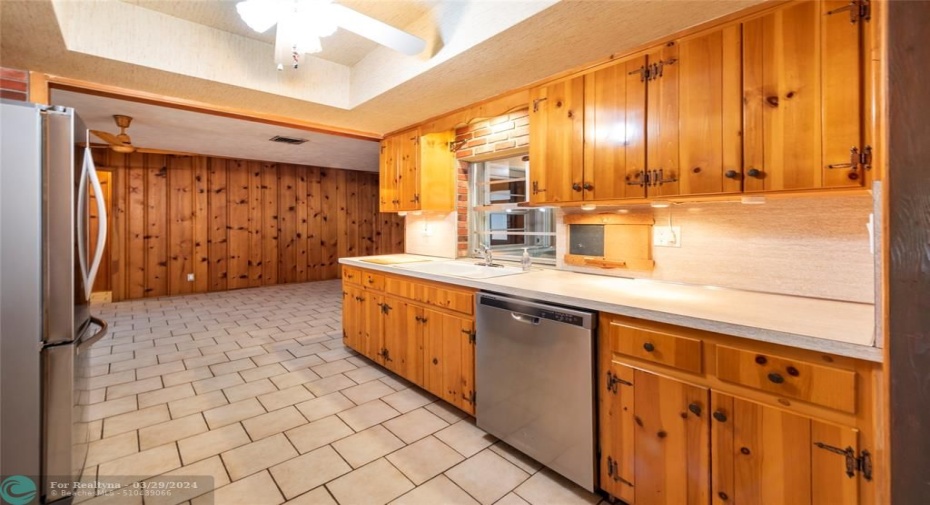 Family Rm adjacent to Kitchen