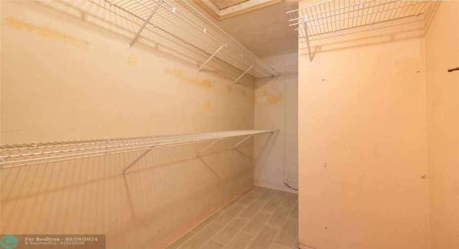 MASTER Bedroom walk in closet