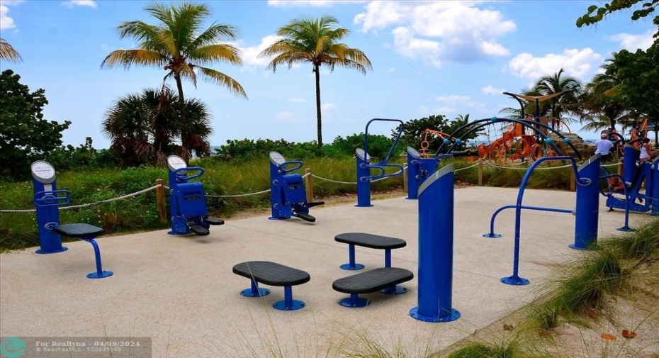 Beach Exercise Area