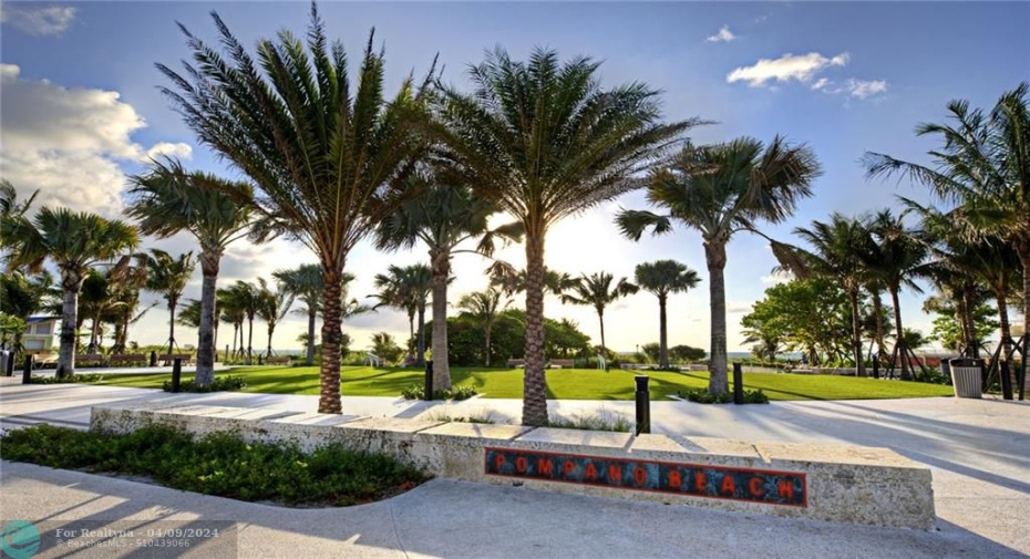 Beach area walkway