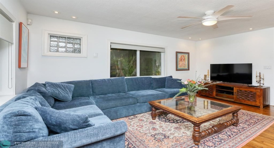 View of living room from the entrance.