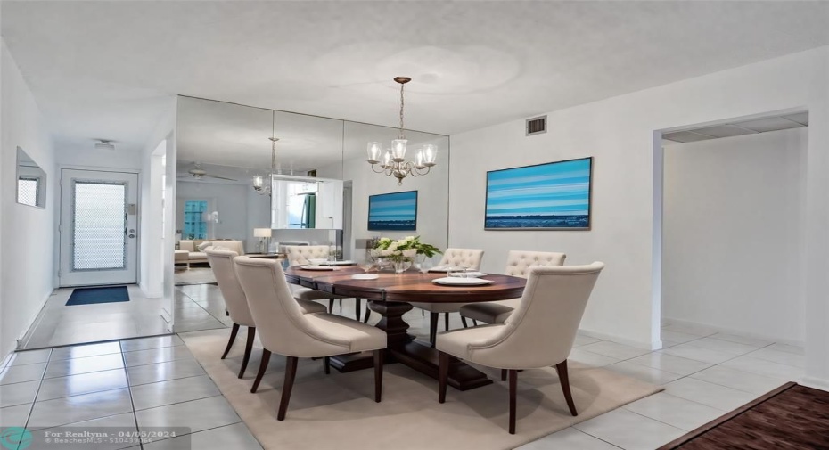 Dining Room - Virtually Staged