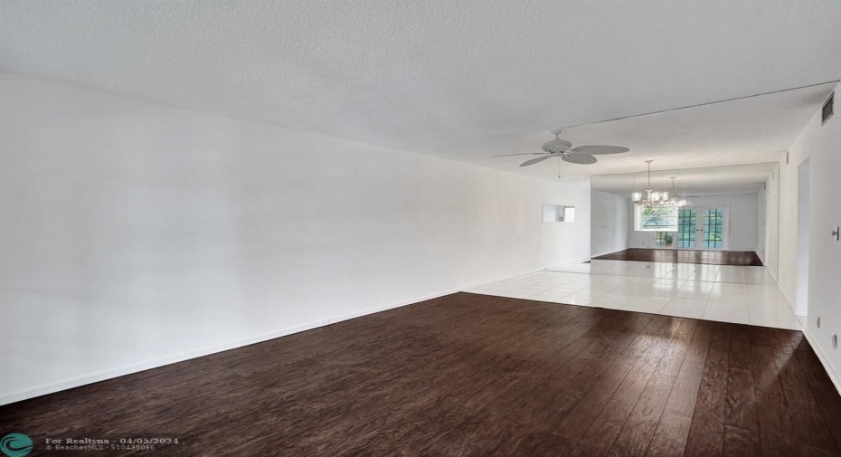 Open Dining and Living Room