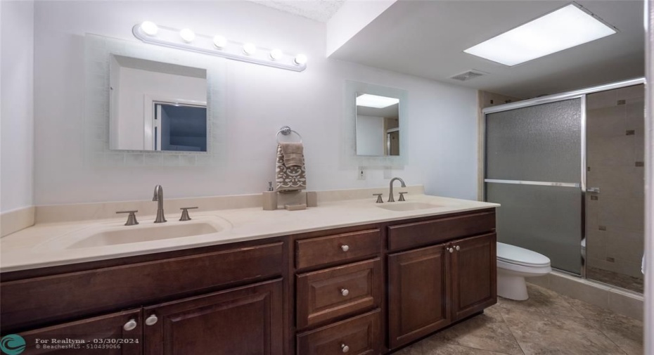 Double Sink in Master Bath