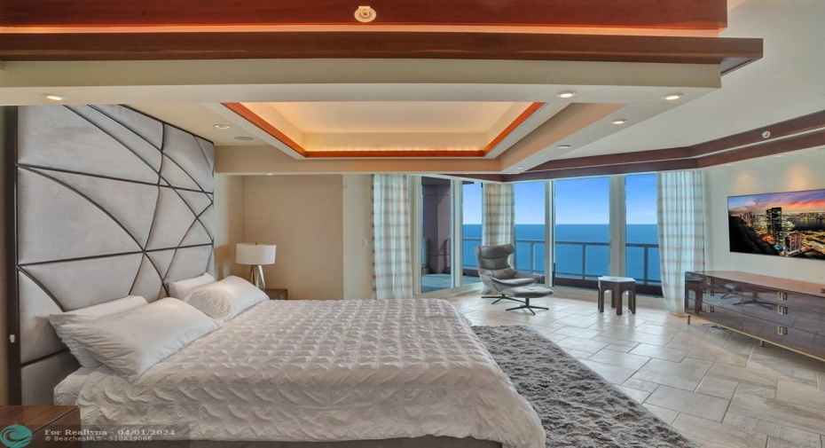 Awesome views from the master bedroom