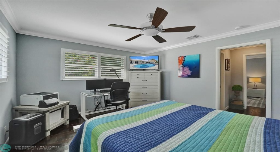 This is the 3rd bedroom (there’s is no closet in this room but you can easily add one)