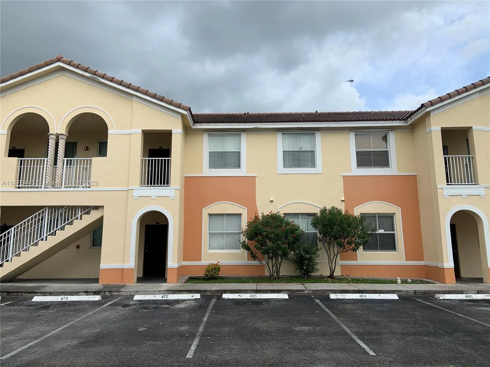 Front of Structure