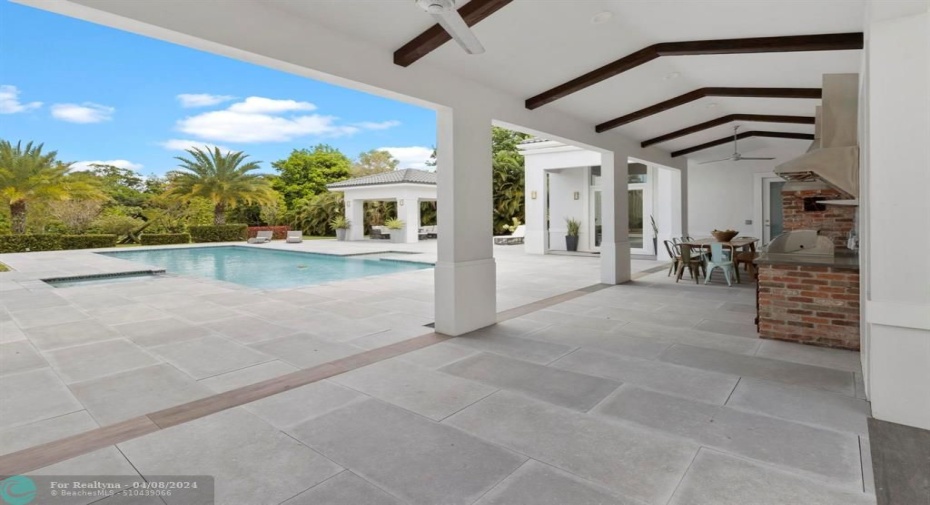 Covered patio