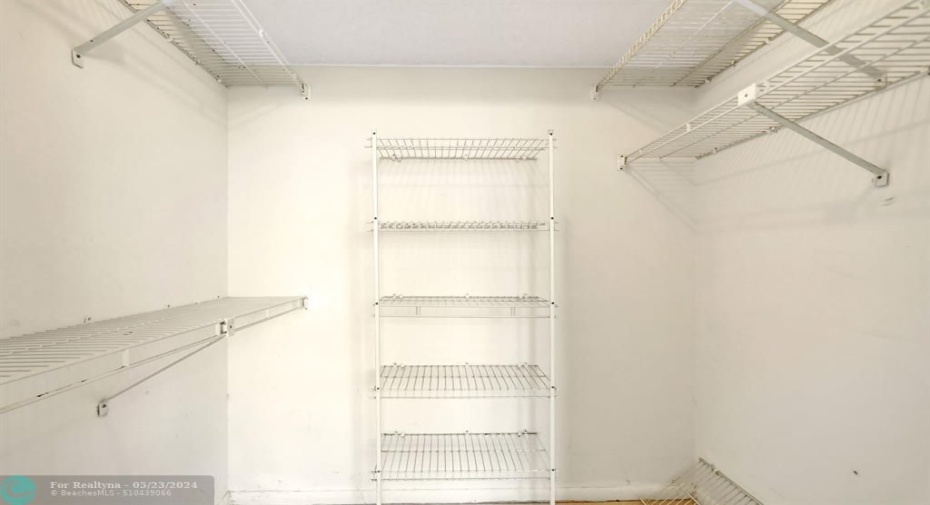 BIG WALK IN CLOSET 5 CLOSETS & STORAGE LOCKER