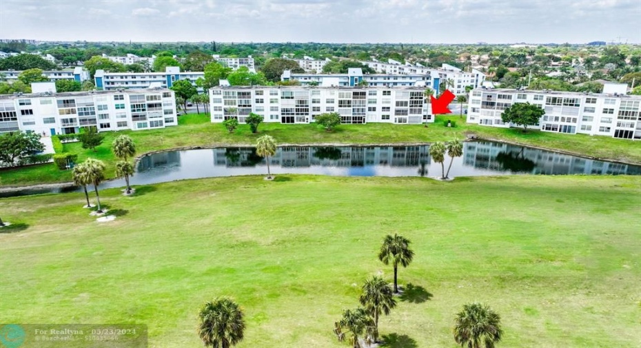 WATER AND GOLF VIEW.