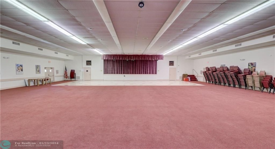 BALL ROOM AT CLUBHOUSE