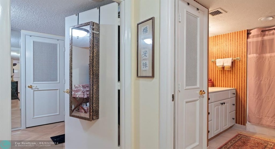 Guest Bathroom with Shower and Newer Vantity