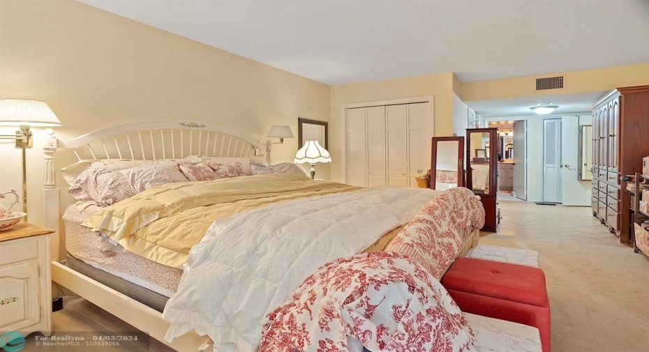 Master Bedroom has additional closet space