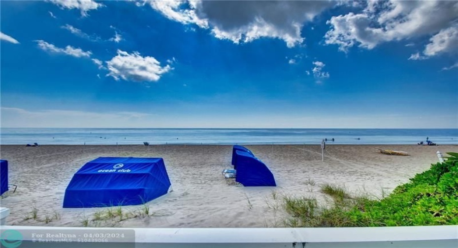 Ocean Club Beach and Cabanas