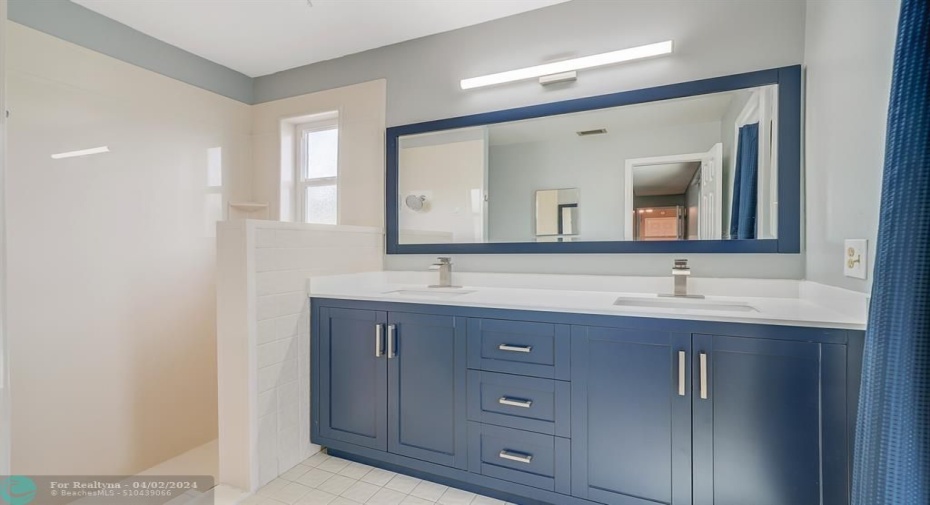 RENOVATED PRIMARY BATHROOM