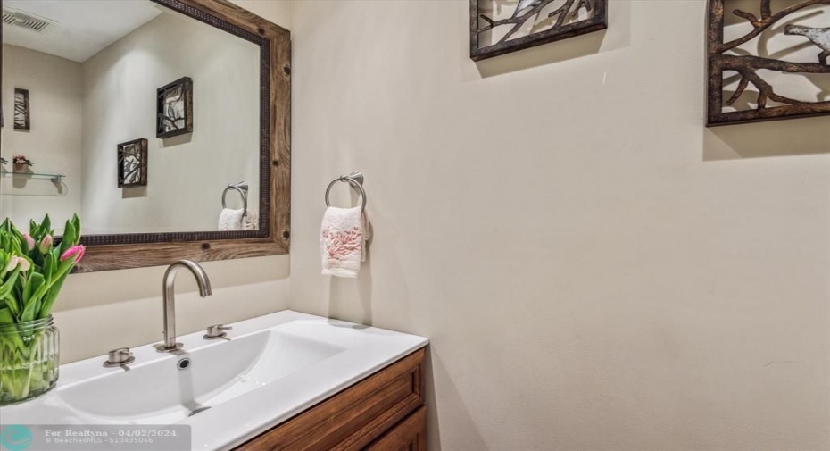 Guest half bath