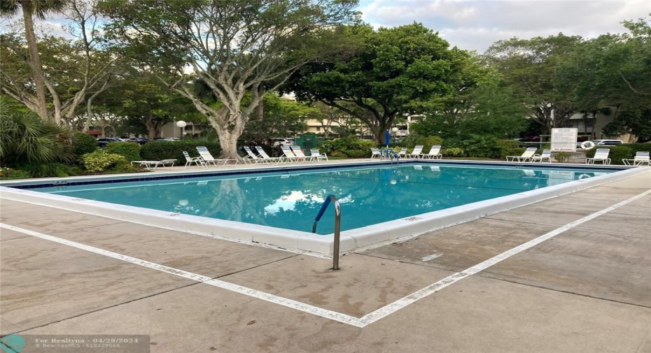 One of 3 pools in the association.  This one right across the street.