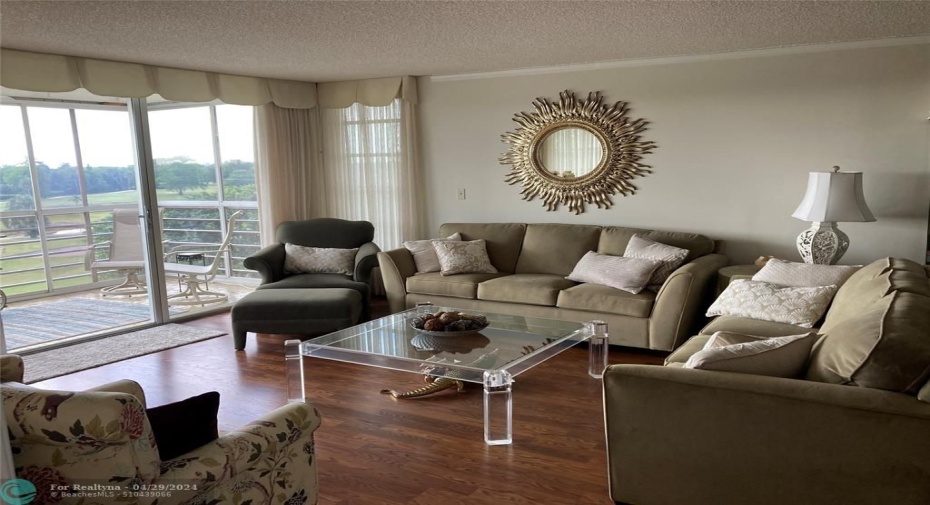 Window treatments and freshly painted.