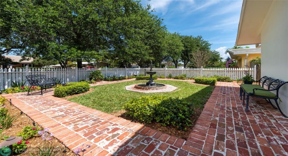 Beautiful courtyard