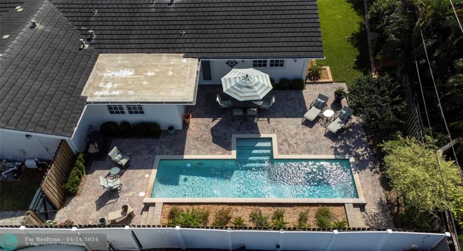 Aerial Pool Area