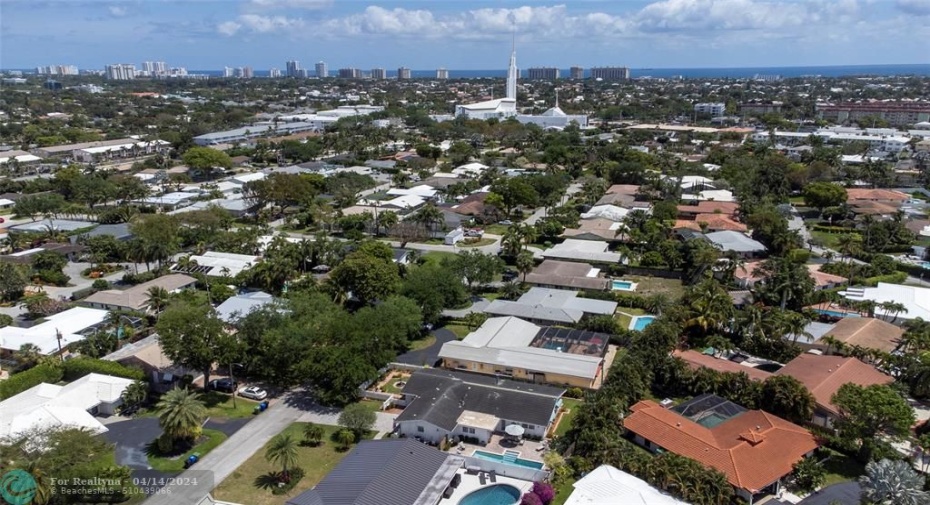 Aerial East
