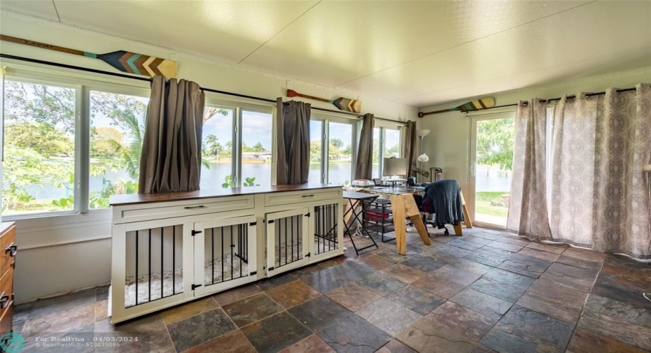 Florida Room with Surround Glass - 4th Bedroom