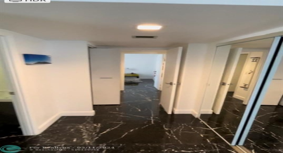 Bedroom hallway.