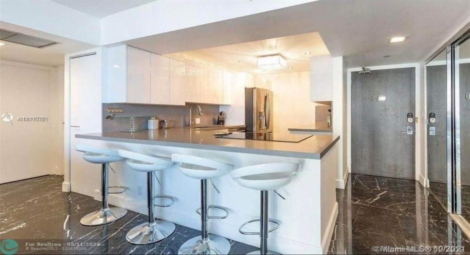 Kitchen Bar with Stools