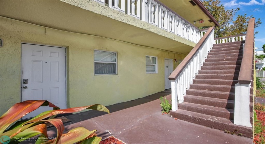 Stairs to 2nd floor and catwalk