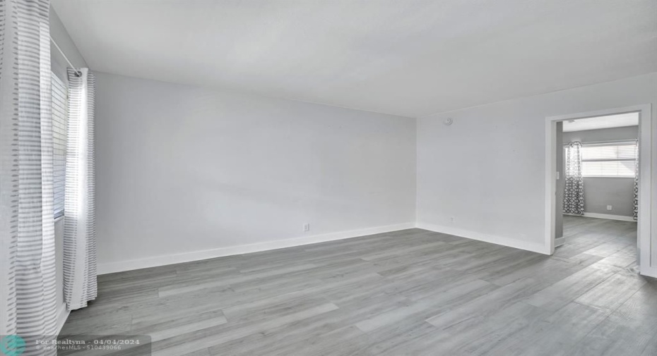 dining/living area...fresh paint and new floors