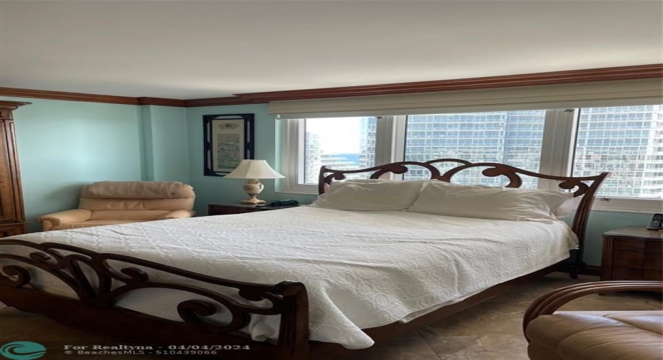 Large Master with Views and sliding door to Balcony !