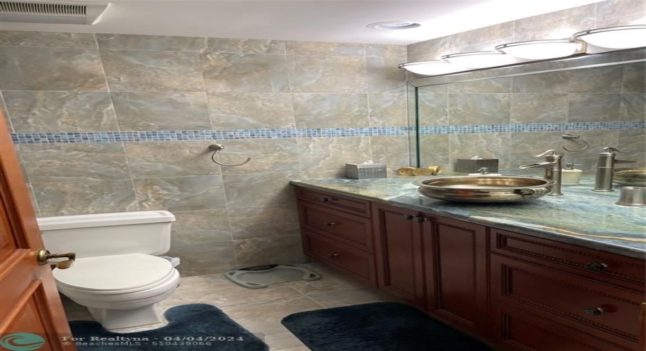 Master shower