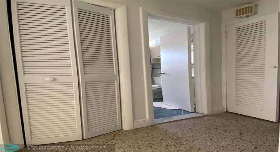 New Air Conditioning Unit, New Location to Code, Full Bath, Linen Closet