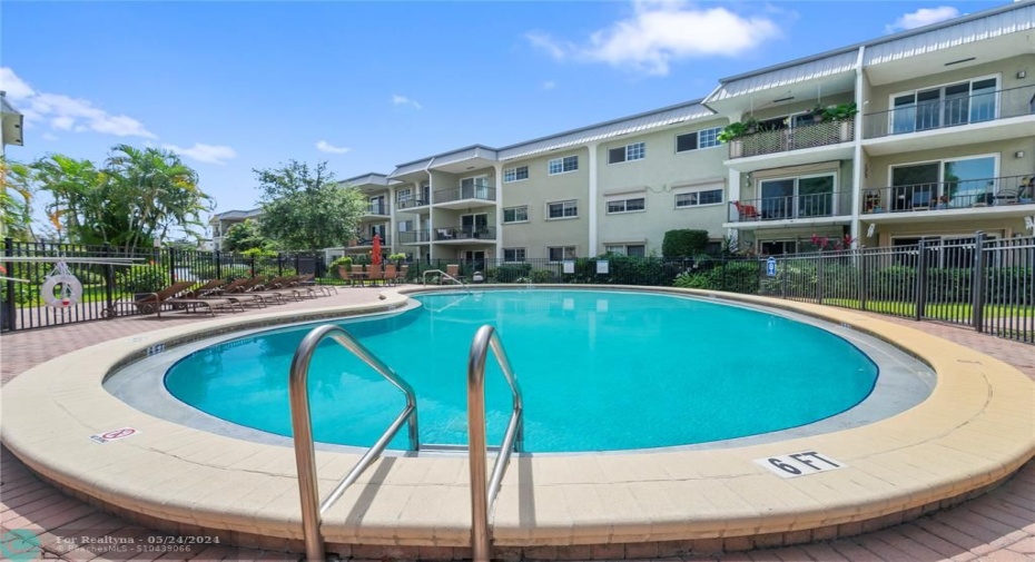Community heated pool