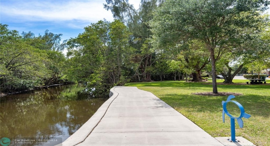 Walking path