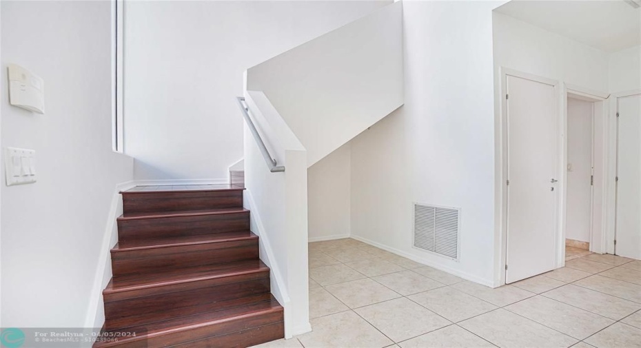 Storage under the stairs