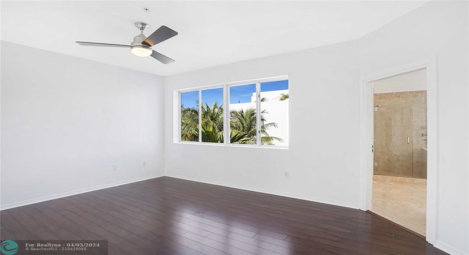 2nd floor master bedroom