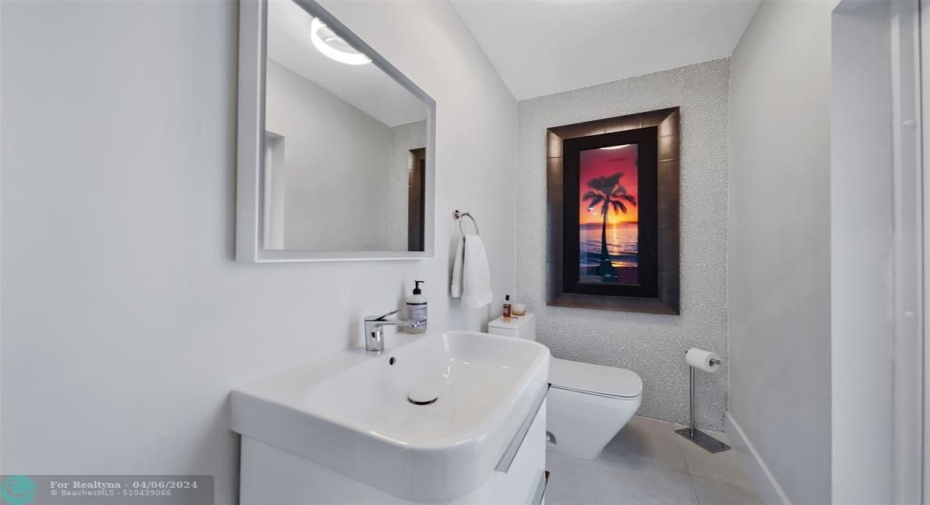 Cabana pool bathroom