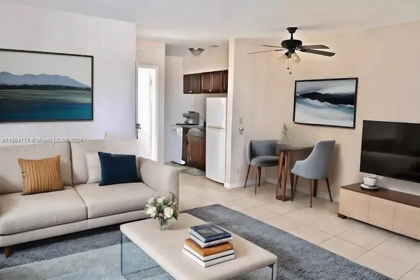 The unit is UNFURNISHED- This photo is VIRTUAL STAGED FOR VISUALIZATION