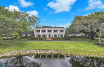 Front view with pond!