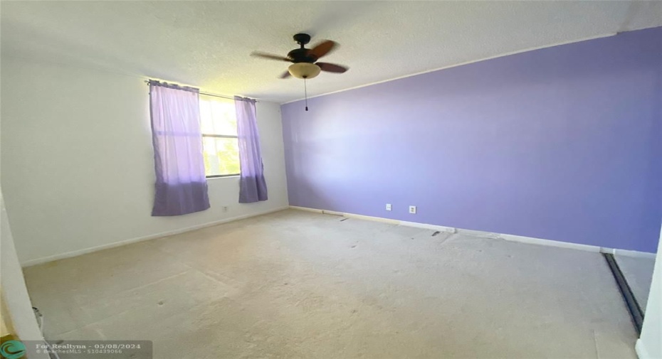Spacious second bedroom.