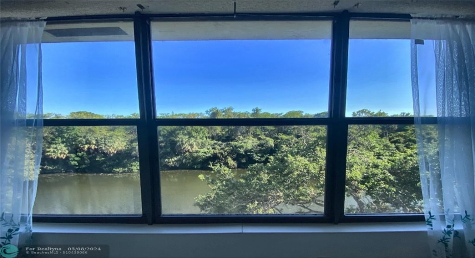 Direct view from the living room.