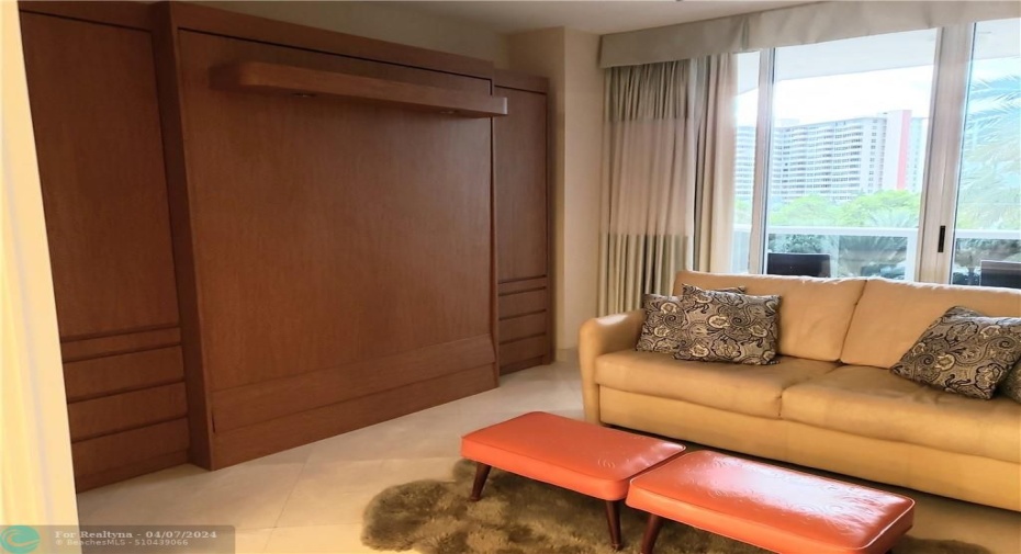 Third sleeping area has murphy bed PLUS sleeper/sofa