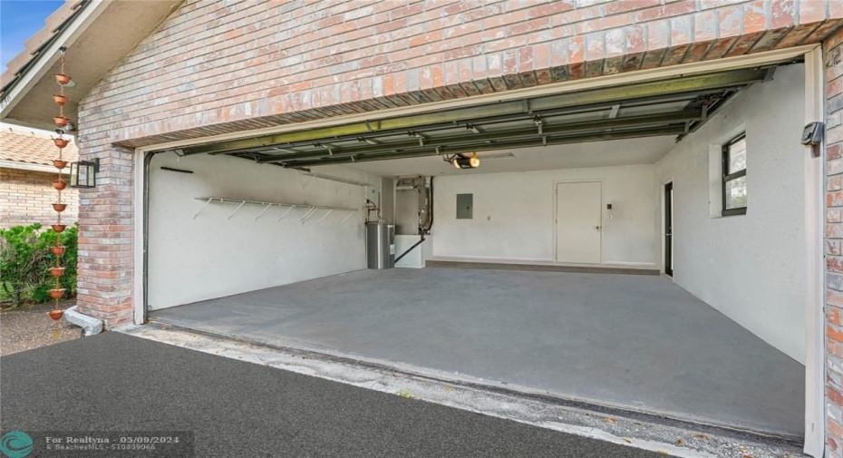 2-car garage.