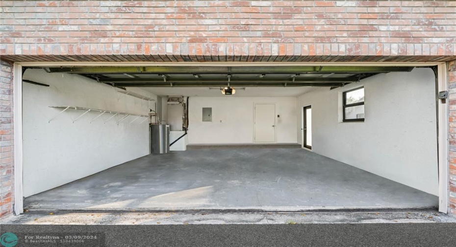 2-car garage.