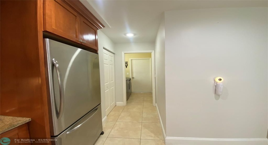 Full-size pantry.